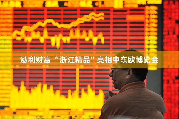 泓利财富 “浙江精品”亮相中东欧博览会