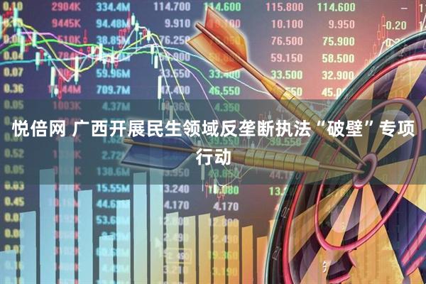 悦倍网 广西开展民生领域反垄断执法“破壁”专项行动