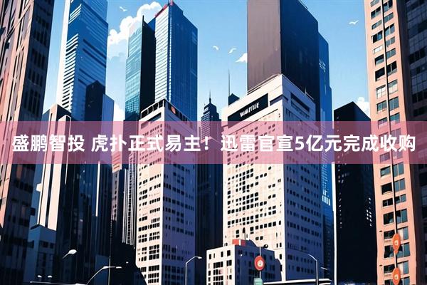 盛鹏智投 虎扑正式易主！迅雷官宣5亿元完成收购