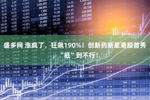 盛多网 涨疯了，狂飙190%！创新药新星港股首秀，“旺”到不行！